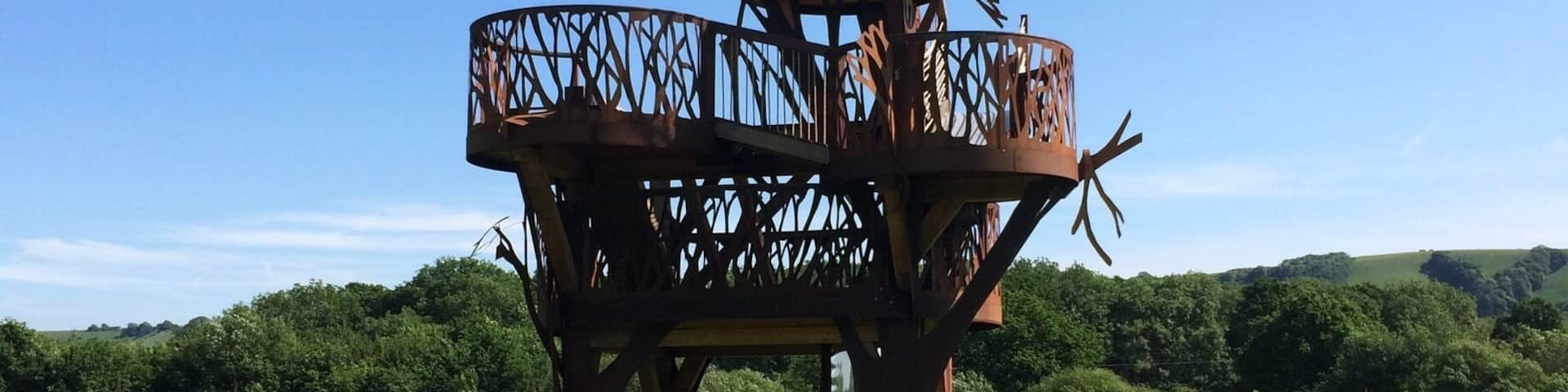 This crazy structure was found near Ditchling in East Sussex on a lovely circular walk in the area. There was some “wild” vamping going on in the fields around. Not sure what the campsite is called though...anyone know?
