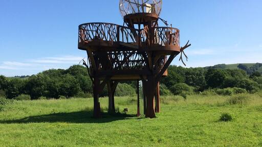 This crazy structure was found near Ditchling in East Sussex on a lovely circular walk in the area. There was some “wild” vamping going on in the fields around. Not sure what the campsite is called though...anyone know?