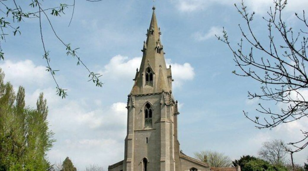 St Edith, Anwick The church stands about 4½ miles north-east of Sleaford, just off the A153. A statue of the Virgin was discovered walled up in the church in 1859.
