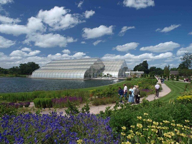 The Glasshouse RHS Wisley An impressive hi-tech glasshouse.