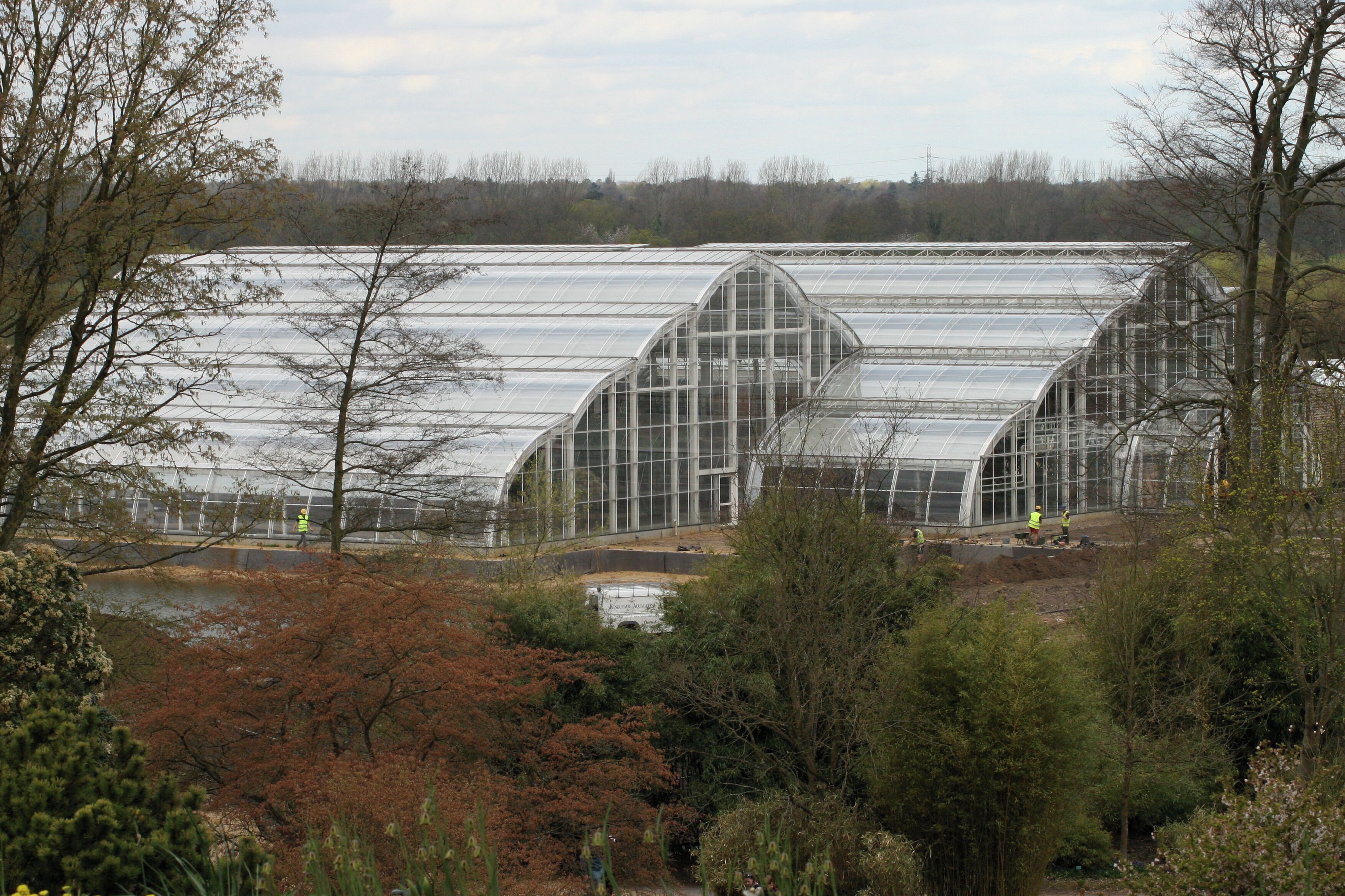 Glasshouse at Wisley At the time of this photograph (April 2007) the glasshouse was incomplete.