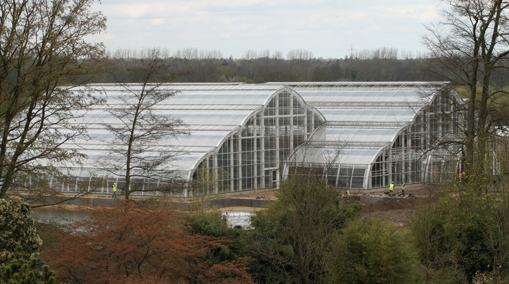 Glasshouse at Wisley At the time of this photograph (April 2007) the glasshouse was incomplete.