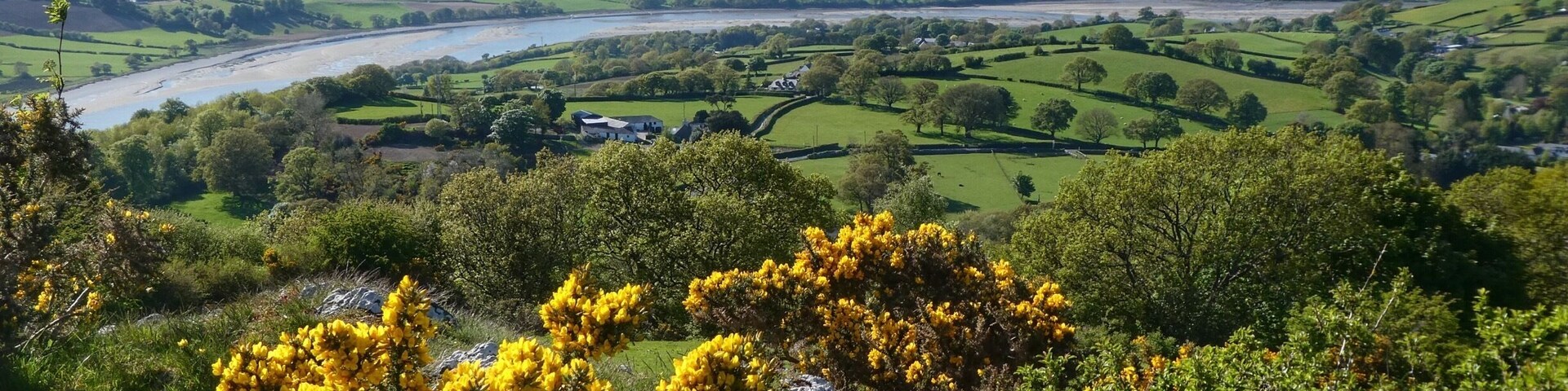 Outstanding views from the Trig Point at Prenol