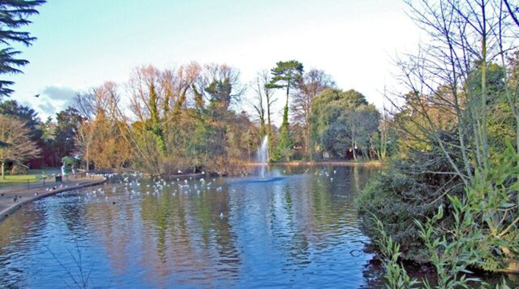 Bourne Hall The lake in the grounds of Bourne Hall.