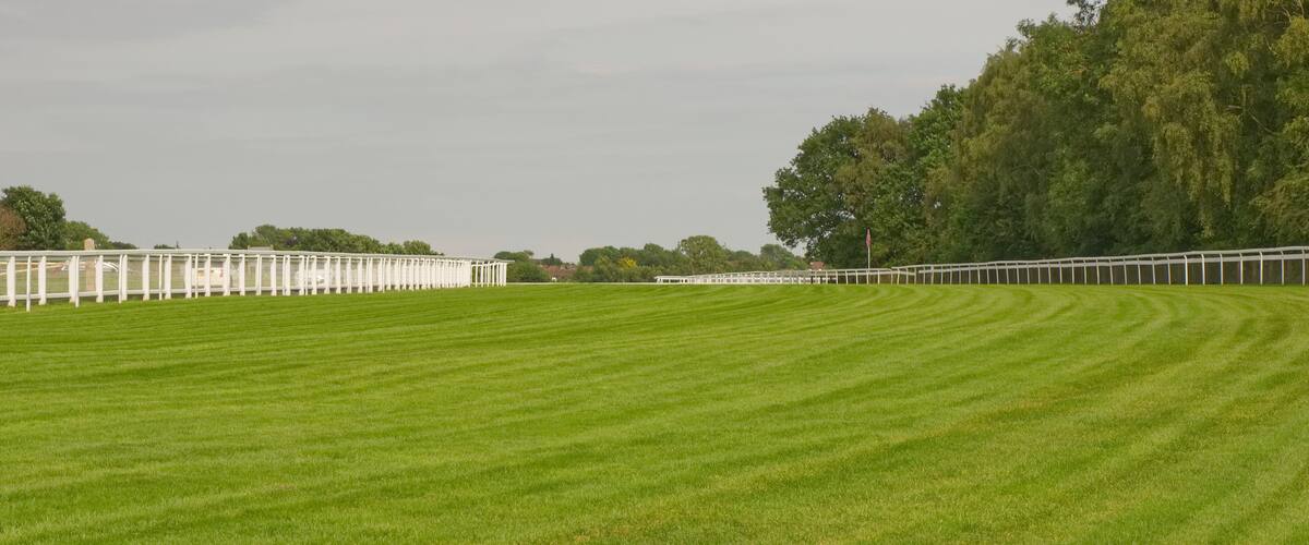 Racecourse at Epsom Downs, Surrey, England