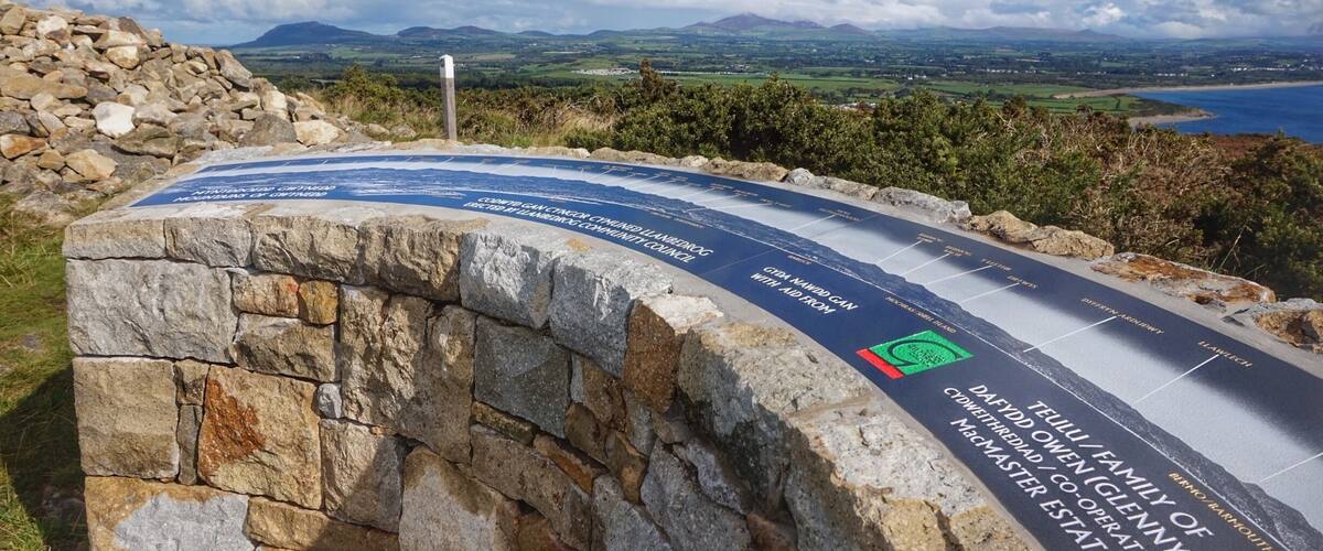 Describing the view you can see from the Wales Coastal path