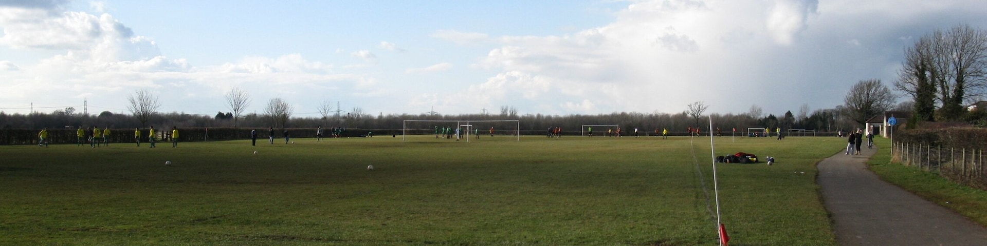 The Common Football Pitches, Yate Part of Westerleigh Common.