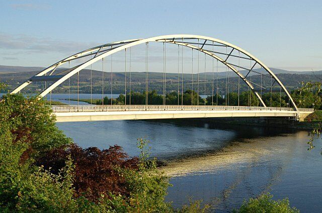 Bonar Bridge The latest version of the bridge from 1973.