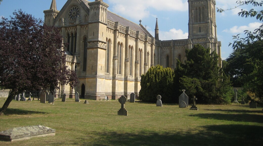 Holy Trinity parish church, Theale, Berkshire, seen from the southwest