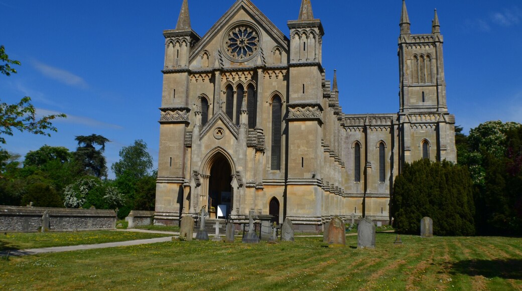 a beautiful sunny morning in the village