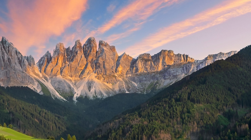 Famous Dolomites mountains, Italy