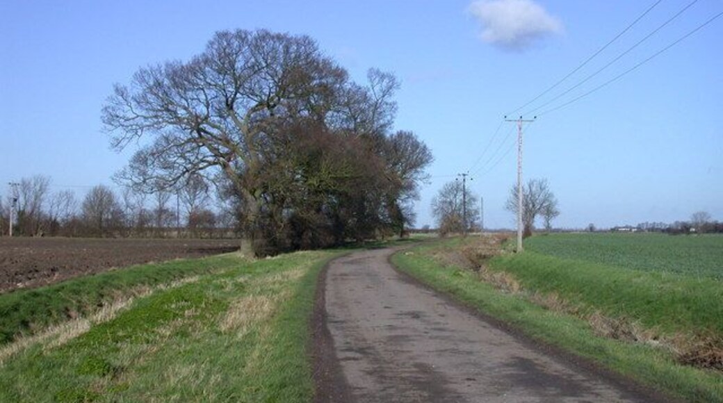 Bannolds Drove A reasonable road as far as the Sewage Works but becomes a very muddy Bridleway beyond that