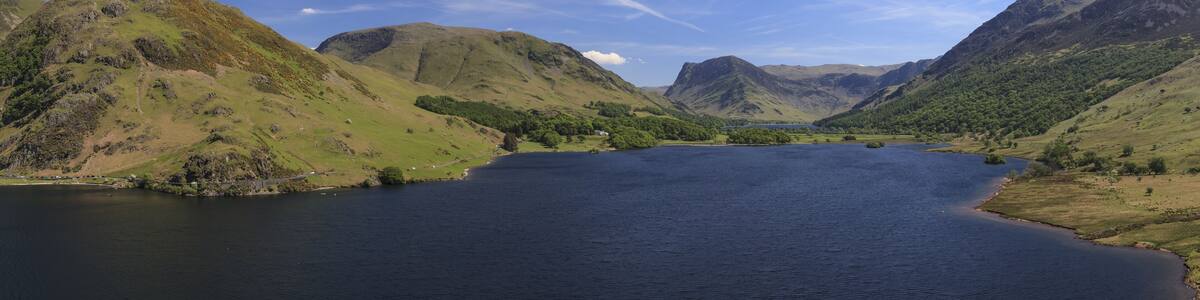 Crummock Water, Lake District National Park, near Buttermere, Cumbria, England, United Kingdom, Europe