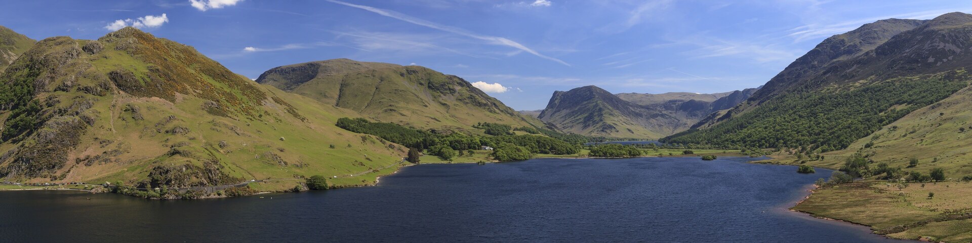 Crummock Water, Lake District National Park, near Buttermere, Cumbria, England, United Kingdom, Europe