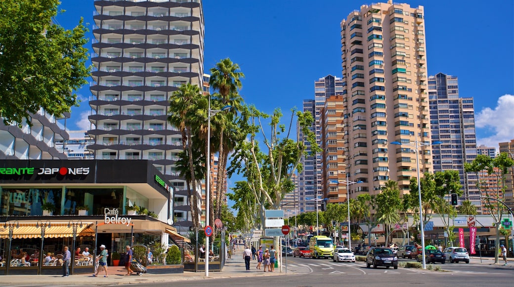 Benidorm Centro showing a city