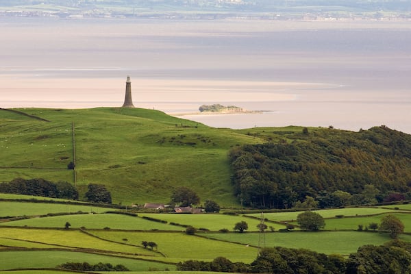 Hoad Hill with Morcambe Bay in the background