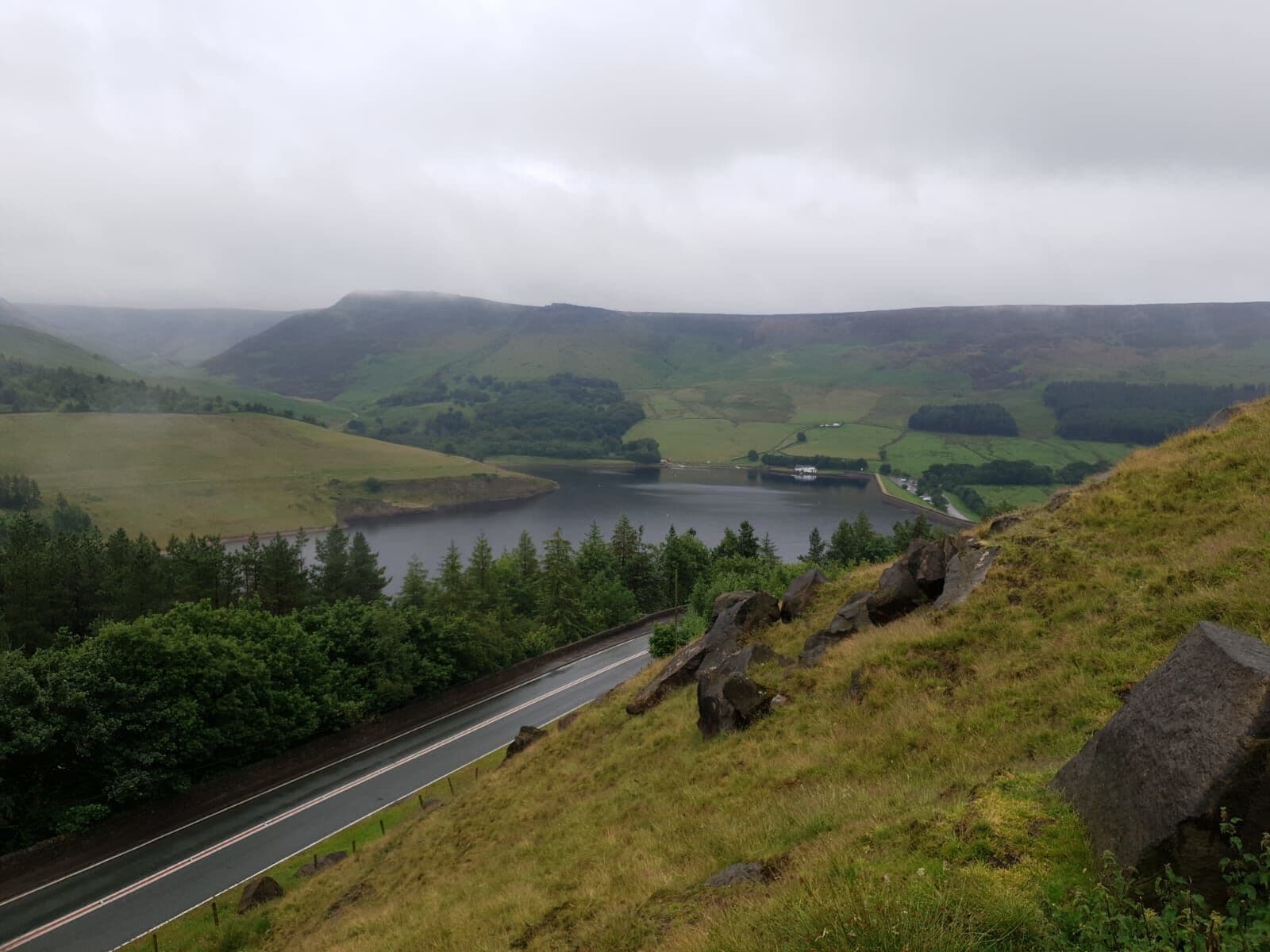 Looking down into dovestones reservoir. Such a beautiful place to go and explore