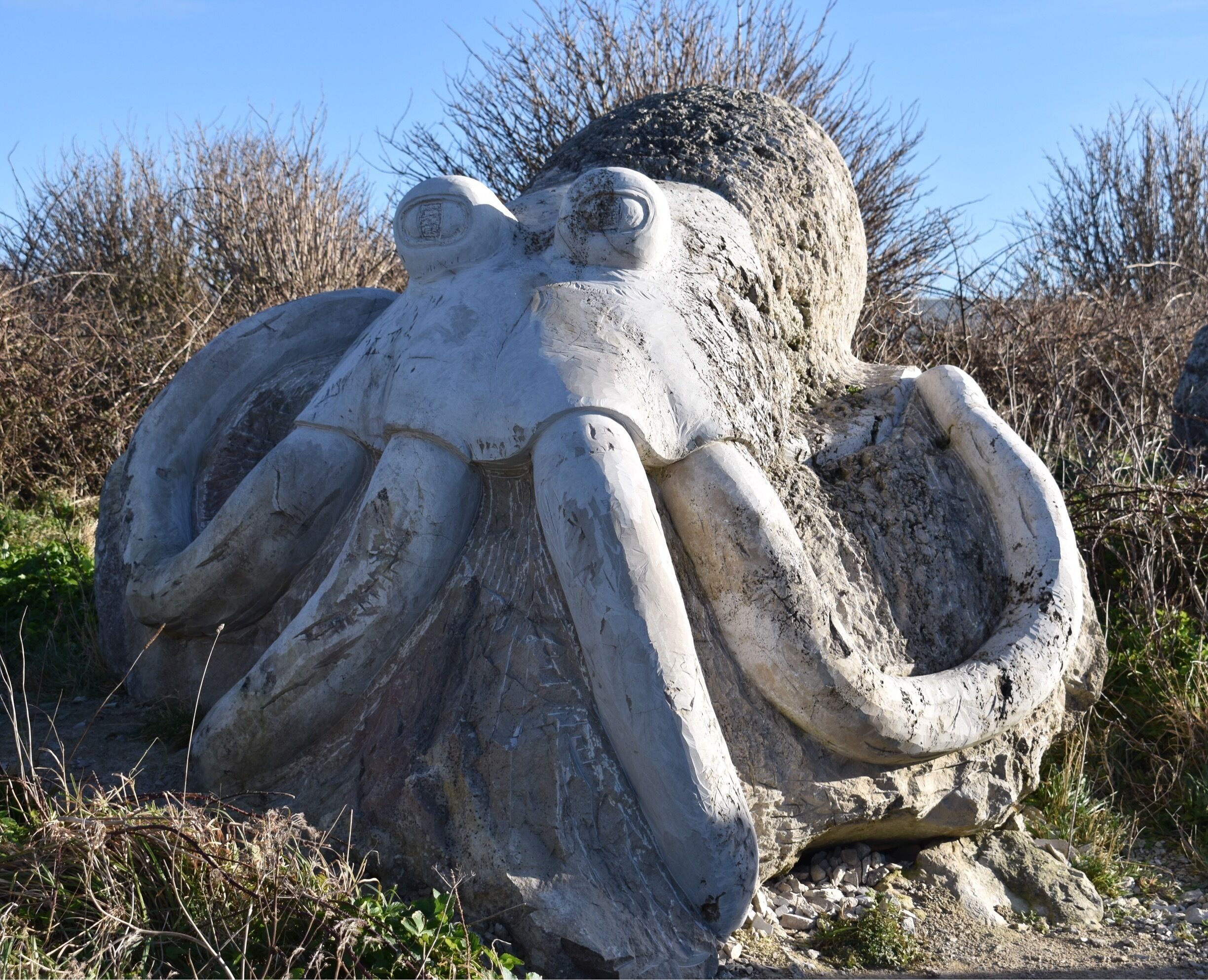 Tout Quarry Nature Reserve and Sculpture Park is a disused quarry on Portland Bill , with some amazing sculptures.