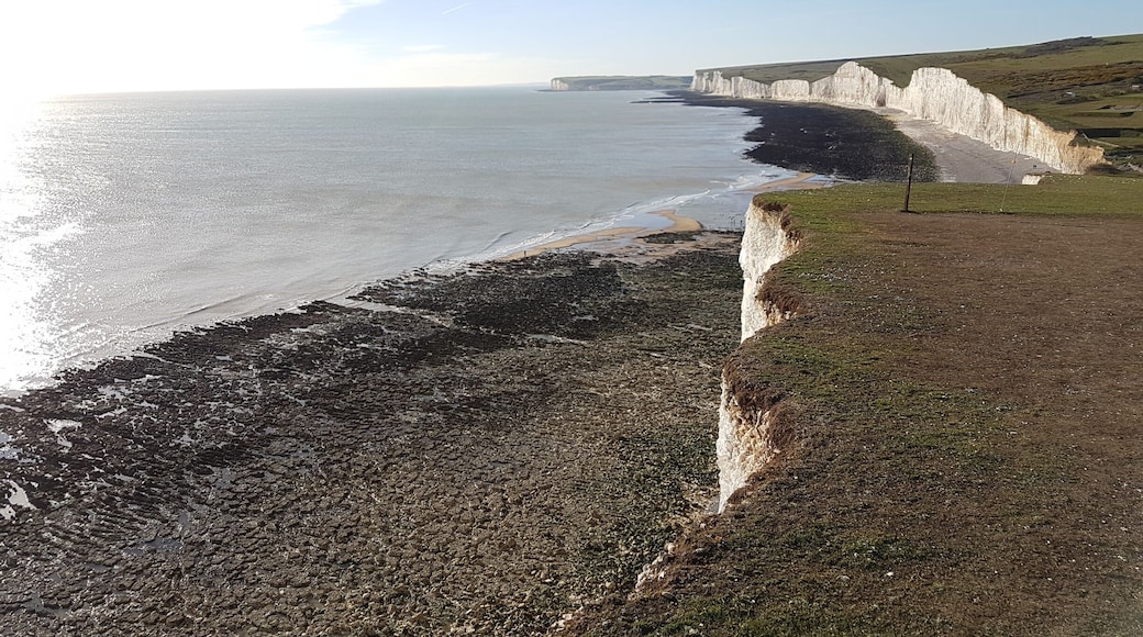 Lovely place to see the Seven sisters and if interested you can also hike along the ridge!
