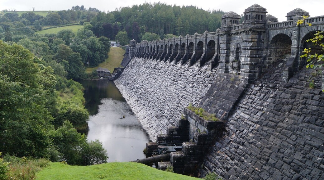 The Dam at Lake Vyrnwy.