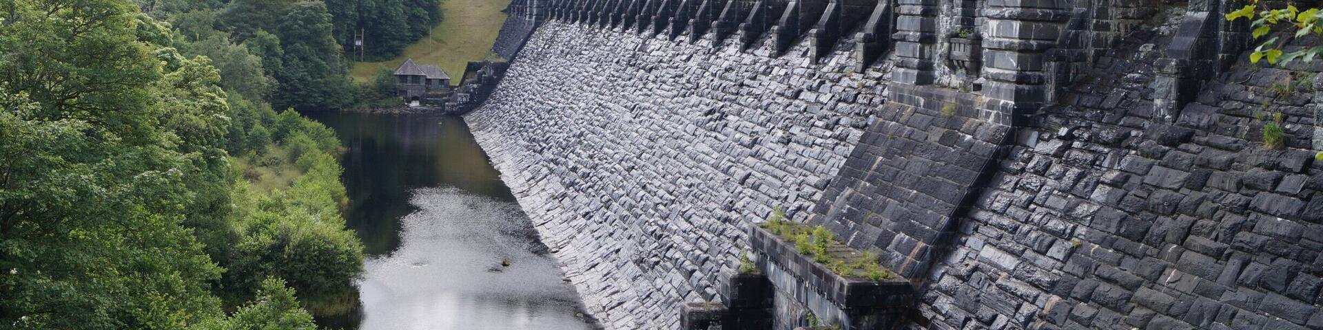 The Dam at Lake Vyrnwy.