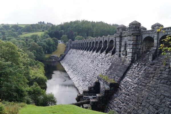 The Dam at Lake Vyrnwy.