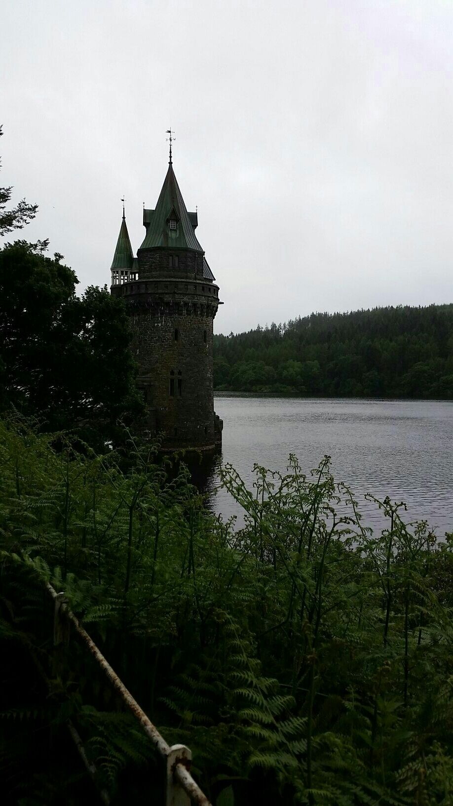 One of the icons for Lake vyrnwy the water tower.