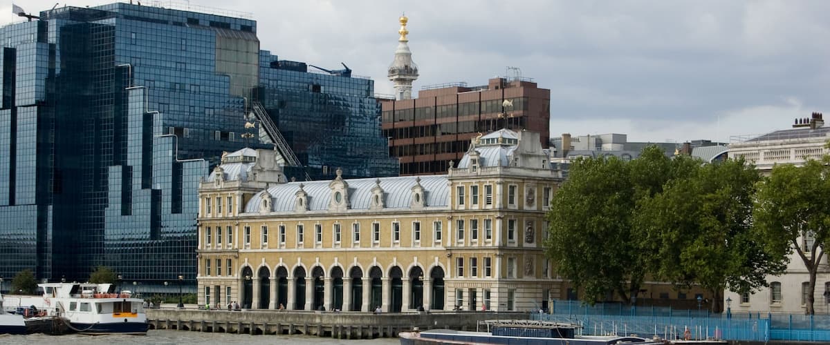 Old Billingsgate Fish Market, City of London The former home to the City of London's Billingsgate Fish Market on the banks of the River Thames.; Shutterstock ID 59937958; Purchase Order: -