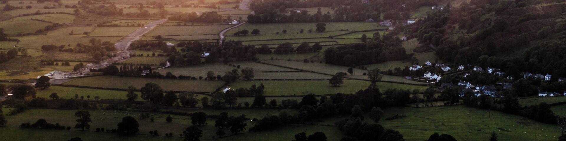 Sunset over Bassenthwaite from Lattrigg