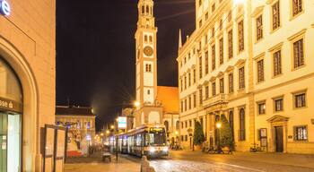 Augsburg - Maximilianstraße und Perlachturm