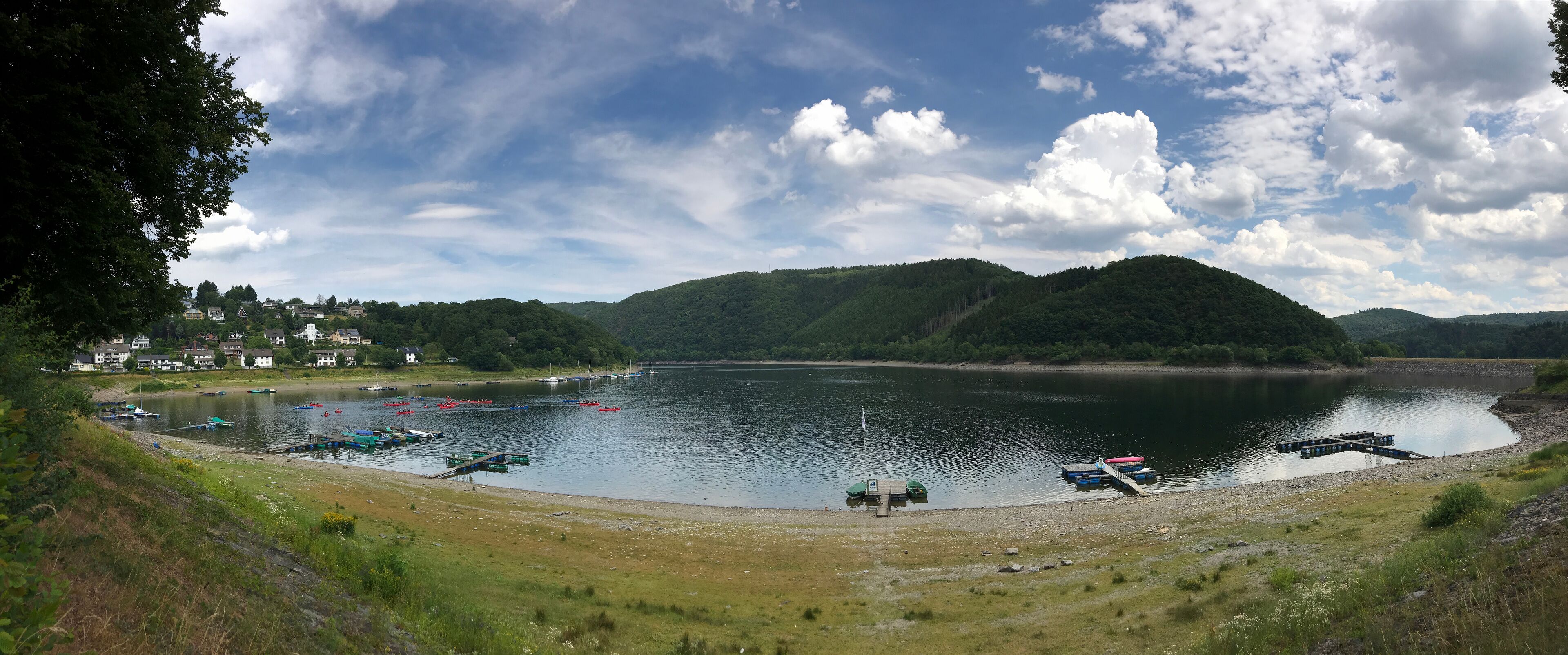 Panorama from the Rur river