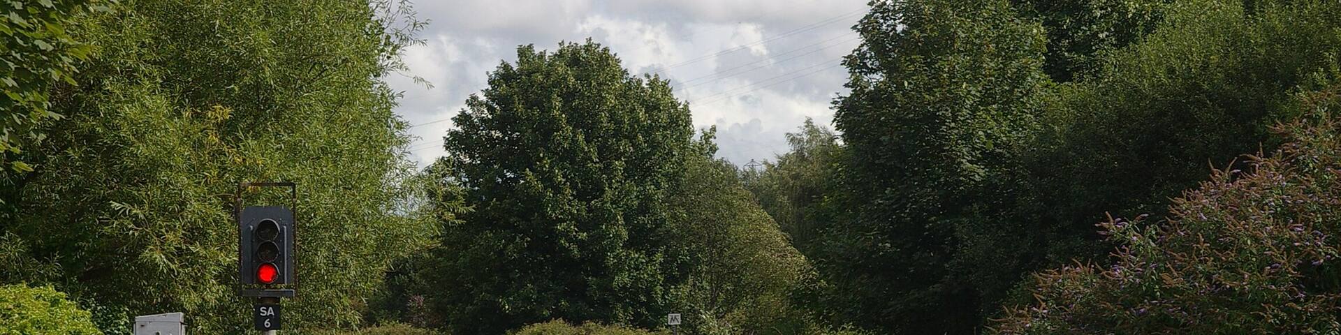 The stretch of now-disused platform at Avonmouth railway station in Bristol, a relic of the days when people actually wanted to go to Avonmouth.