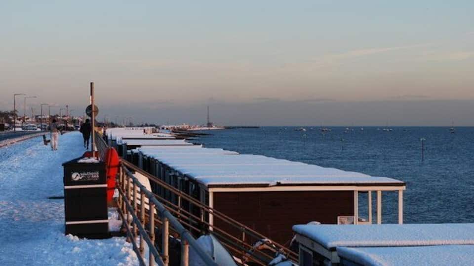 Southend to Shoeburyness A winter version of the other photo I took from here.