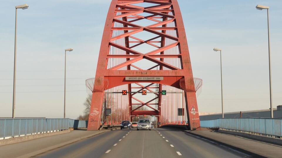 Brücke der Solidarität in Duisburg, Germany
