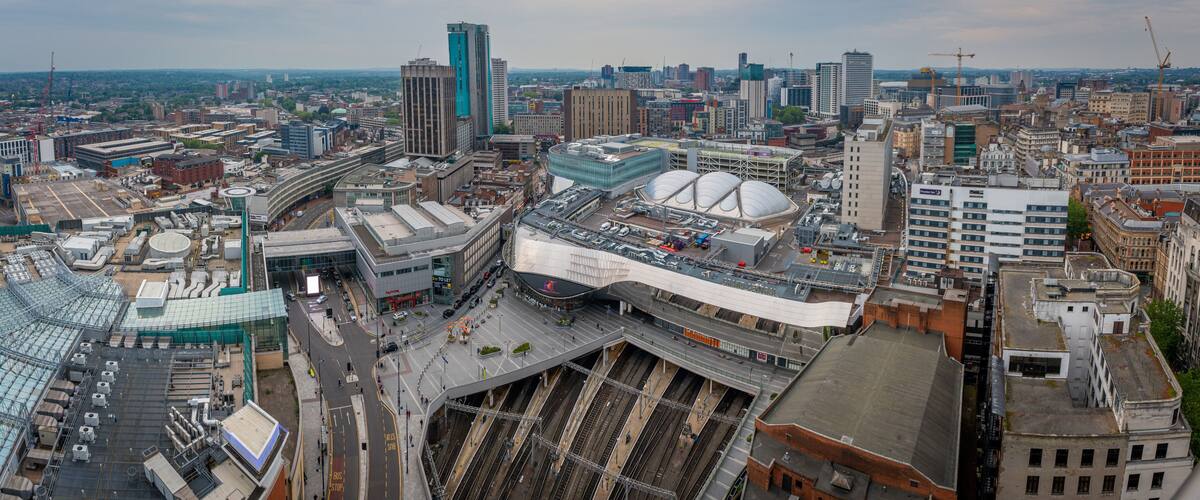 Birmingham view across the city