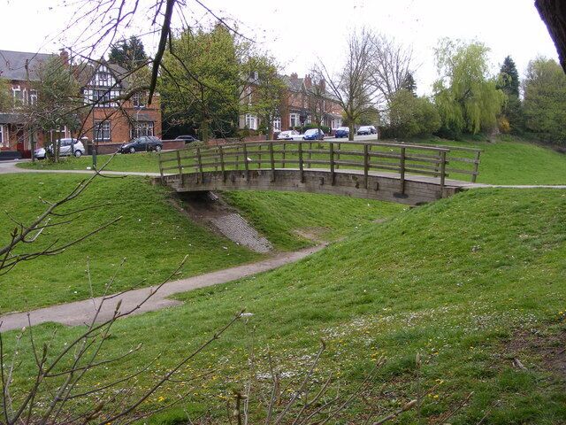 Victoria Park Footbridge The Darlaston Park off Victoria Road.