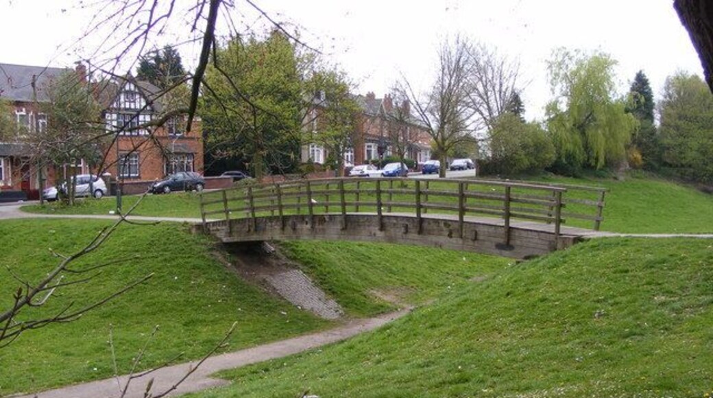 Victoria Park Footbridge The Darlaston Park off Victoria Road.