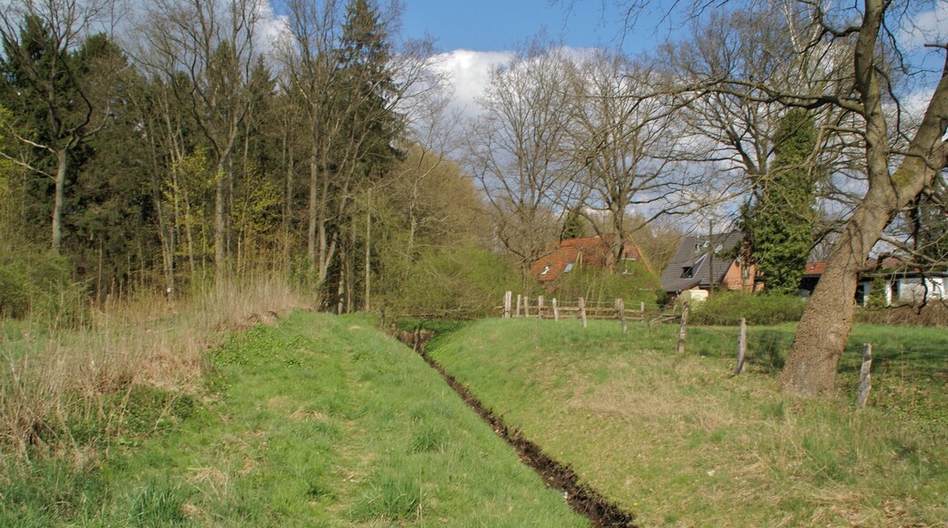 Hamburg (Langenhorn), Germany: The river Westerrodegraben