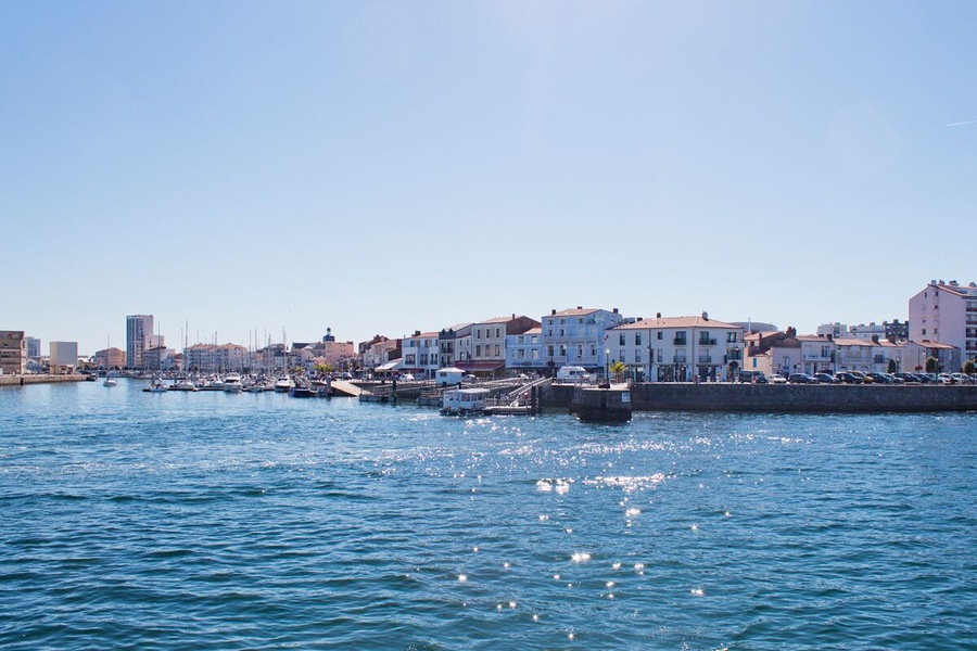 View towards Les Sables d'Olonne