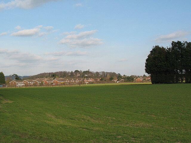 Arable land near Ditton A photo taken from the footpath from East Malling to Ditton.