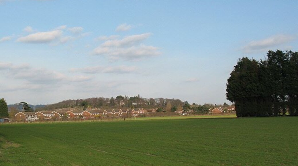 Arable land near Ditton A photo taken from the footpath from East Malling to Ditton.