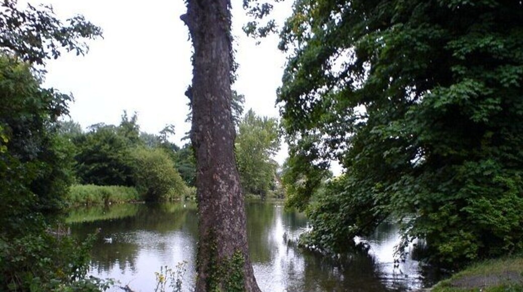 Mill Street lake. A lake near the Mill Street village