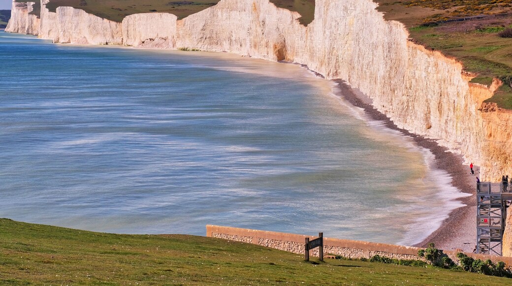 A view of the Seven Sisters from Birling Gap in East Sussex. Being a National Trust location there’s plenty of room to park along with information on walks in the area.