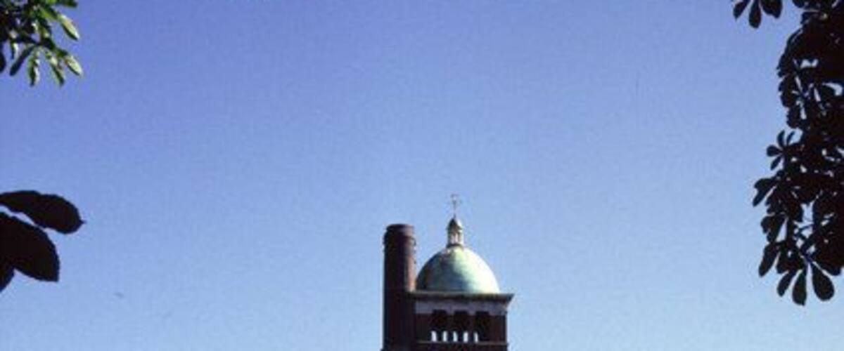 Whitchurch Hospital, Cardiff Combined water tower and chimney with power house complex at the bottom. There were two Belliss and Morcom steam engine generator sets here but on this visit we found the dismantled in the yard. Sad!