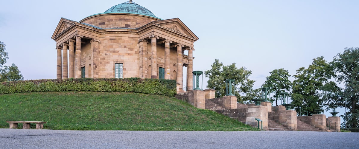 The Württemberg Mausoleum in the Rotenberg part of Untertürkheim in Rotenberg, Stuttgart, Germany.