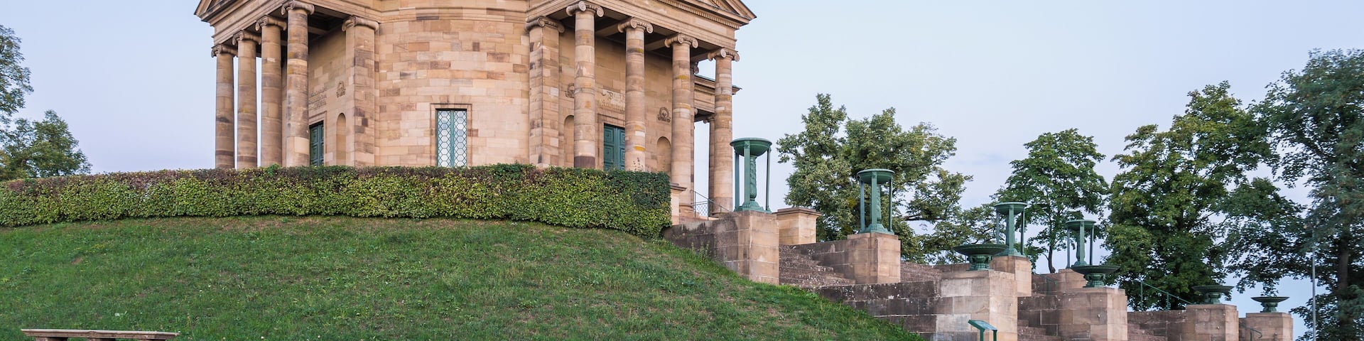 The Württemberg Mausoleum in the Rotenberg part of Untertürkheim in Rotenberg, Stuttgart, Germany.