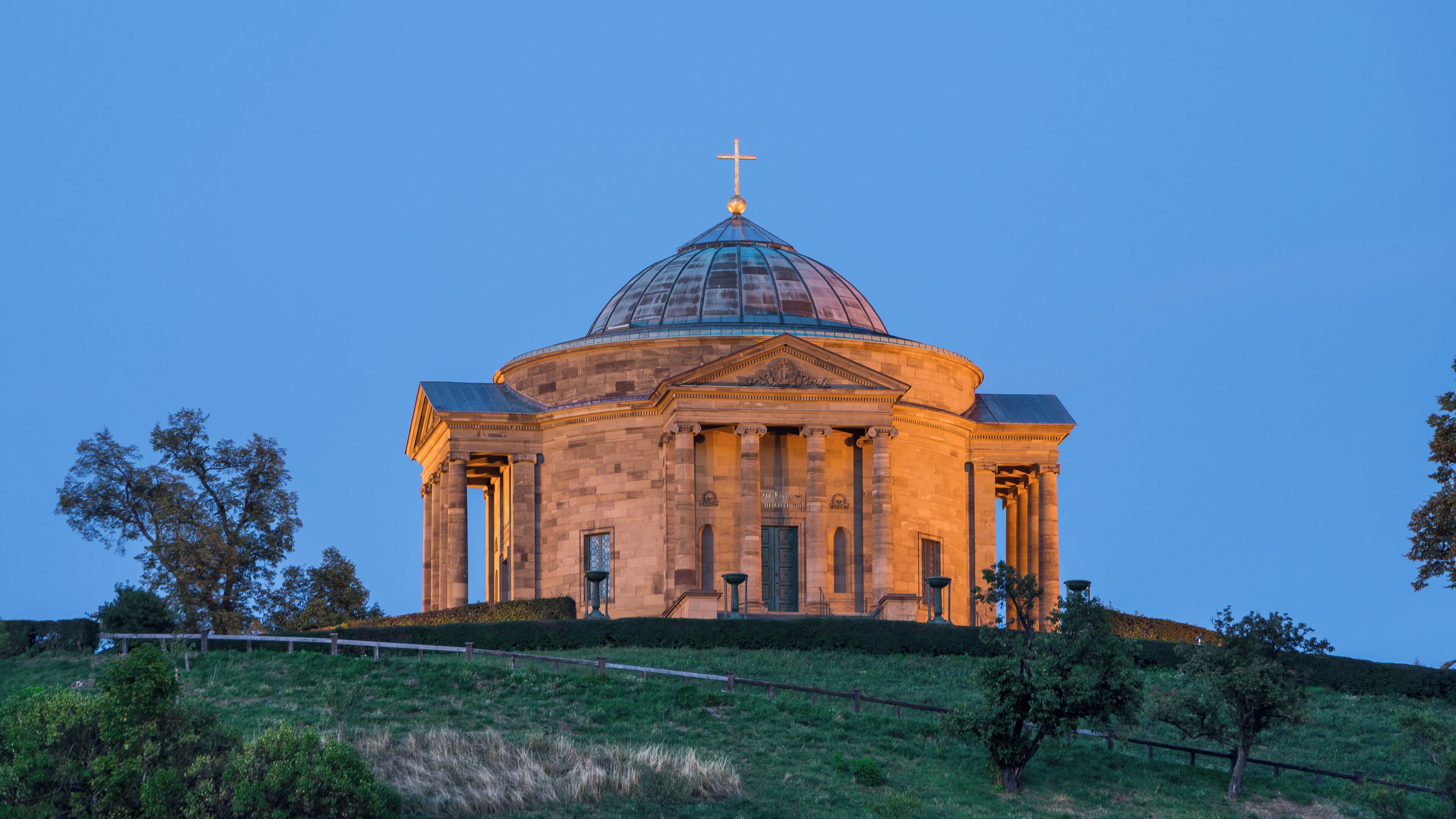 The Württemberg Mausoleum in the Rotenberg part of Untertürkheim in Rotenberg, Stuttgart, Germany.