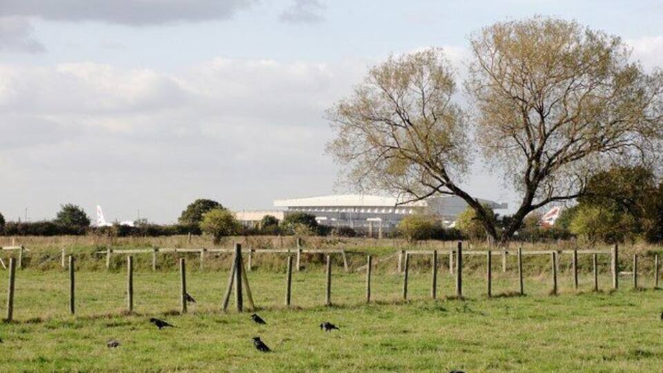 Fields near Hatton Cemetery