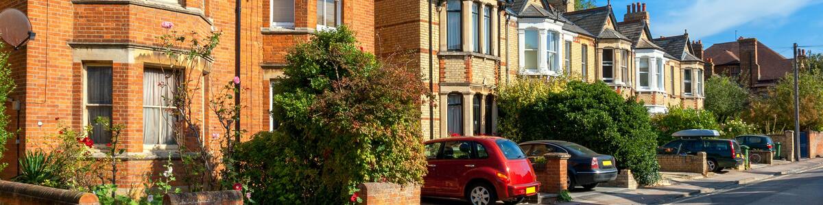 Town houses. Oxford, England