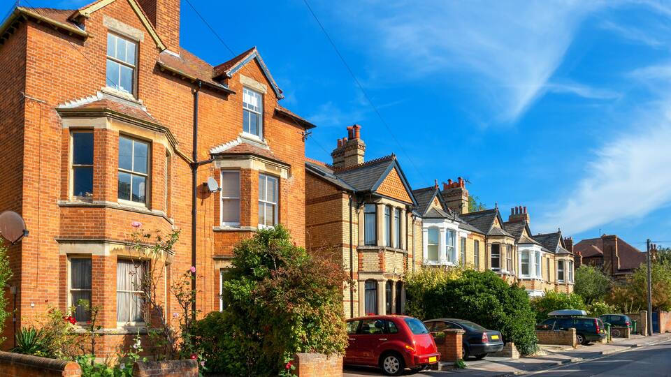Town houses. Oxford, England